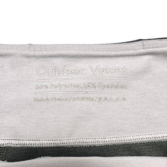 Outdoor Voices | Women | Tri-Tone 7/8 Length Athletic Workout Leggings | Small - Picture 7 of 10